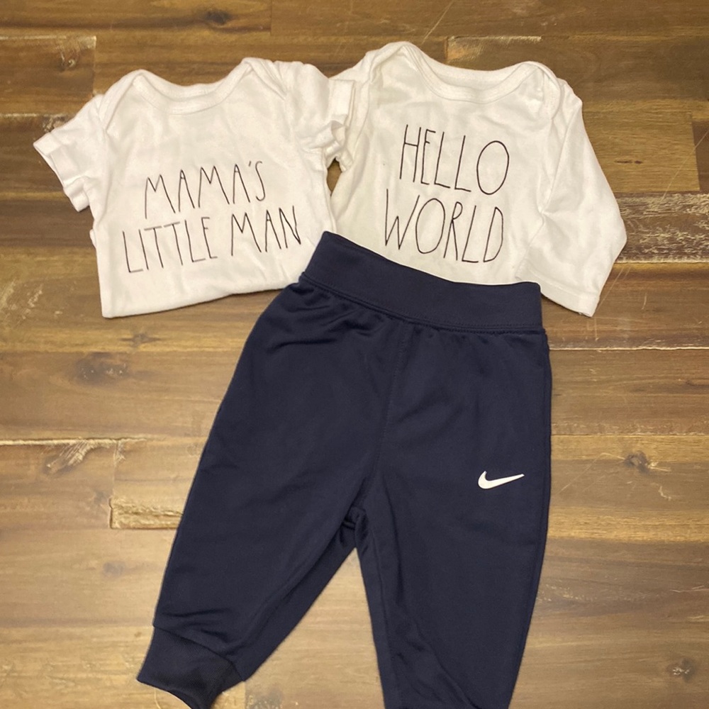 Nike Joggers & Rae Dunn - 6 months